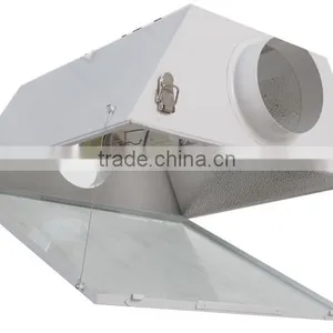 Hydroponic Air Cooled Grow Light Reflector With 6 Inch Duct and Glass Panel thumbnail-4