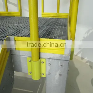 Service Over 15 Years Sewage Treatment Fiberglass Platform Ladder thumbnail-4