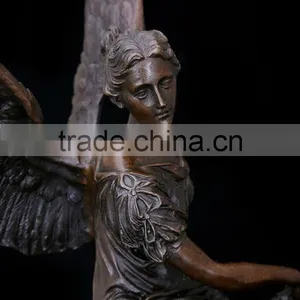 Ourdoor Decorative Bronze Angel Sculpture thumbnail-3
