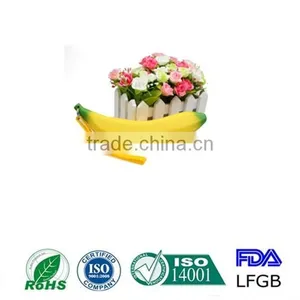New Fashion Yellow Banana Shape Change Silicone Pocket, Silicone Coin Purse thumbnail-2