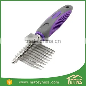 Long Blades With Safety Edges Pet Dematting Comb thumbnail-2
