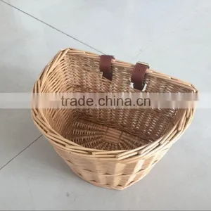 Half Round Willow Wicker Basket, Better Used for Bike Storage thumbnail-2
