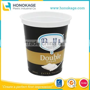 4oz/6oz/12oz IML Coffee Cup With Logo Manufacturers,Round Plastic Coffee Cups Volume Packaging thumbnail-1