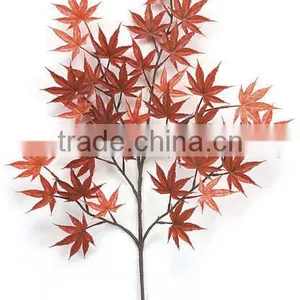 SJ071210 Red Maple Tree Branches/fabic Maple Tree Leaves for Maple Tree Making thumbnail-4