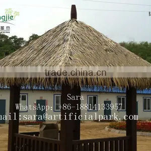 Artificial Thatch Roofing,Extrusion Decorative Dry Plastic Synthetic thumbnail-2