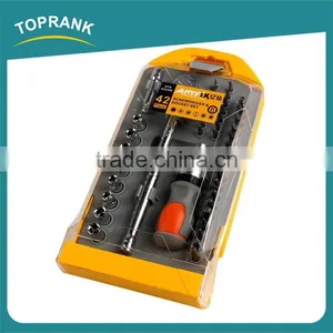 42pcs Screwdriver and Socket Set, Professional Combination Ratchet Socket Set thumbnail-2