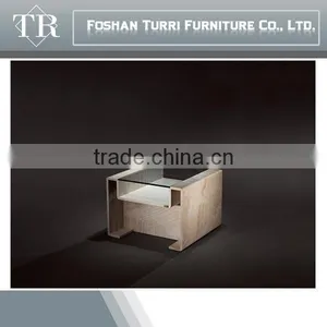Iran Travertine Import With Glass Top Coffee Table thumbnail-4