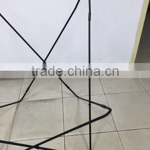 Classic Replica Chairs Hotel Furniture Metal Butterfly Chair Designed With Cow Leather thumbnail-6
