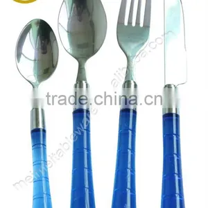 Stainless Steel Inox Flatware With Plastic Handle thumbnail-1