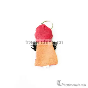 Animal Fabric Keychain, Handmade in Vietnam, thumbnail-3