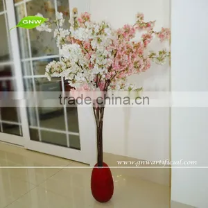 GNW BLS036 Event Party Supplies Artificial Cherry Blossom Potted Wedding Tree Centerpieces Decorative Table thumbnail-1