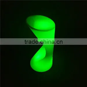 Nightclub Furniture LED Illuminated Bar Furniture Popular High Commercial Bar Stools thumbnail-2