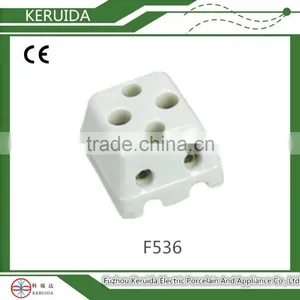 6A 250V Electric Glazed Porcelain Socket/porcelain Receptacle thumbnail-1