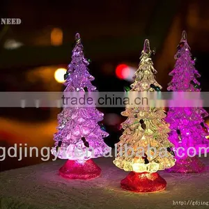 Artificial Acrylic Decorative Led Light Small Christmas Tree thumbnail-5