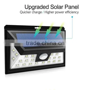 Outdoor Solar 60 LED Sensor Lights for Fence Yard Garden All in One Solar LED Street Light thumbnail-2