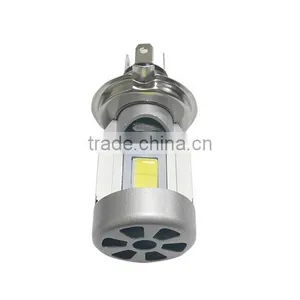 Motorcycle LED Light Bulbs and Light and Clear Three Jaw H4 Headlamps thumbnail-1