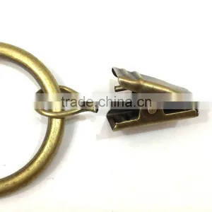 4 Colors - Iron Curtain Ring With Clip / Rod Ring With Clip Hanging / A Ring With A Clip thumbnail-4