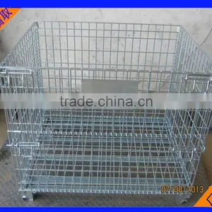 Collapsible Warehouse Cages/folded Storage Cage/steel Butterfly Cage thumbnail-2