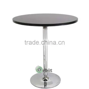 Round Wooden Bar Table thumbnail-1
