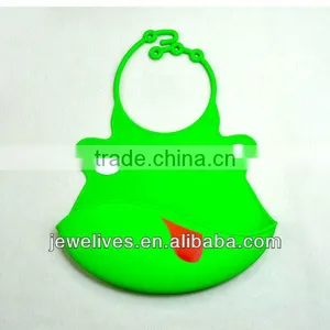 New Style Baby's Personality Cartoon Silicone Bibs for Wholesale thumbnail-1