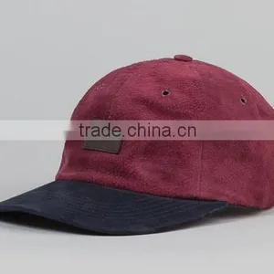 6 Panel Suede Baseball Cap Custom thumbnail-3