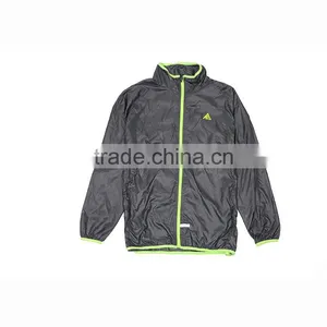 New Style Men's Wholesale Breathable Cheap Red Plain Waterproof Windbreaker Jacket thumbnail-3
