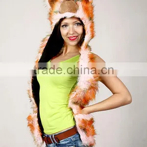 New Fashion Fur Cowboy Hat Wild Wolf Hat thumbnail-1