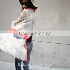 2015 Hot Wholesale Hat and Scarf Sets,printed Scarf,buberry Scarf thumbnail-2
