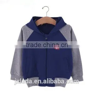 2016 New Design Children's Wear Autumn Outfit Young Children Hooded Jacket Navy Blue thumbnail-1