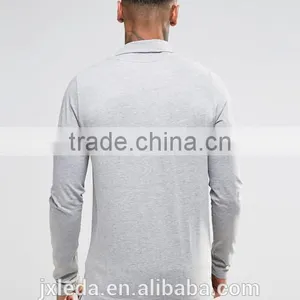 Long Sleeve Casual Street Top Wear, OEM Cheap Blank Sports Golf Gym T-shirt Men Wholesale thumbnail-2