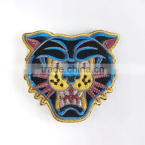 2017Customized Tiger Embroidery Patch, New Custom Embroidered 3D Logo Patch thumbnail-2