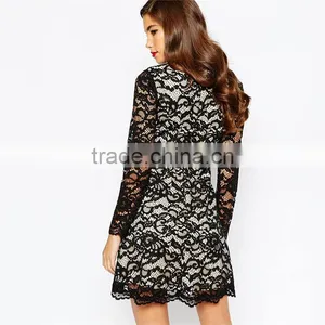 China Clothing Factory New Customize Fashion Ladies Dress Sexy Ladies Dress thumbnail-3