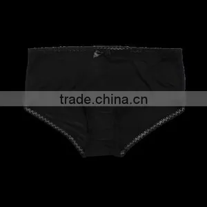 Mass Style Solid Black Moda/spandex Briefs Women Underwear thumbnail-4