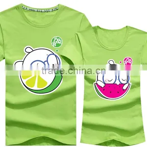 Wholesale Cute Design Printing Couple T-Shirt thumbnail-6