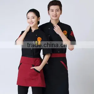 Custom Bakery Uniforms,polyester/cotton Bar Chef Uniform,restaurant Uniforms Wholesale thumbnail-6
