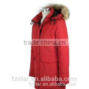 Customized High Quality Women Long Winter Outdoor Down Jacket Porn With Fur and Hood thumbnail-3