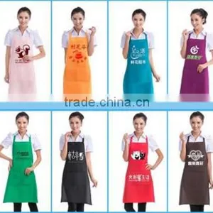 Advertising Apron Custom Logo Promotional Gifts Custom Waterproof Brief Coat thumbnail-4