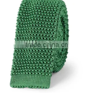 SLIM KNITTED SILK TIE thumbnail-1