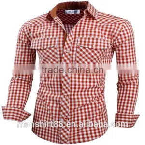 2016 New Wholesale Made to Measure Custom Mens Casual Dress Shirts thumbnail-1