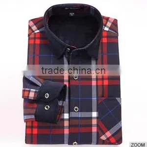2014 the Latest Design 100% Check Casual Shirt for Men thumbnail-1