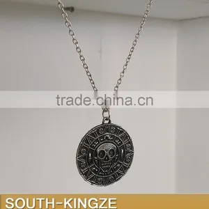 Carribean Sea Marine Style Metal Antique Silver Pendant thumbnail-2