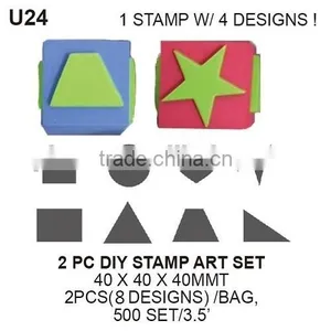 2pcs Eva Foam Geometry Stamp thumbnail-1