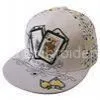 Customized Embroidery White/black Snapback Baseball Hat With LOGo Wholesale thumbnail-1