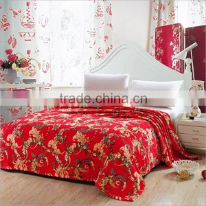 Four Seasons Flannel With Thick Carpet Double Coral Fleece Blankets thumbnail-2