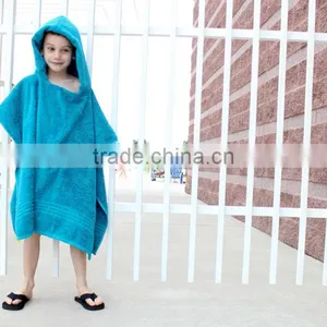 100 Cotton Kids Hooded Towel Ponch thumbnail-2