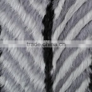China Factory Wholesale YR570 Wholesale and Retail China Supply Hand Knit Rabbit Fur Wear Vests thumbnail-2