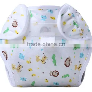Fruit Pattern Printed 100% Cotton Reusable Sleepy Baby Cloth Diaper thumbnail-3