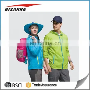 Wholesale Clothing Waterproof Anti UV Outdoor Softshell Jackets For Unisex thumbnail-2