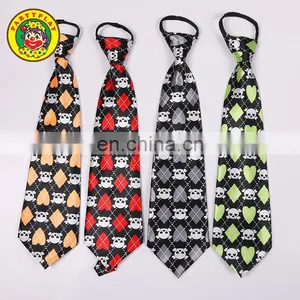 Wholesale Halloween Skull Printed Custom Ties thumbnail-4