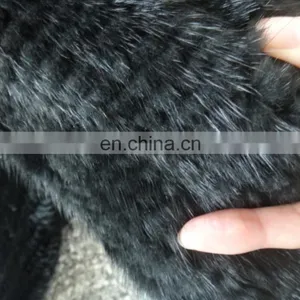 Knitted Black Mink Long Scarf Shawl Mink Stole European Style thumbnail-4